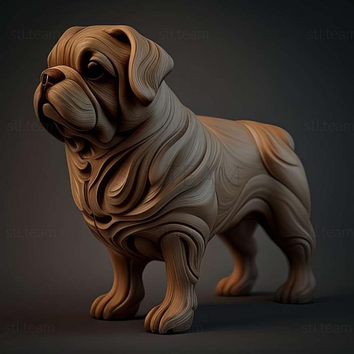 3D модель Гамильтонстеварская собака (STL)